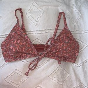 Aeropostal floral bikini top